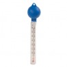 Thermomètre flottant boule bleu